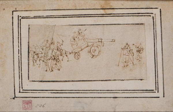 neznámý malíř florentský – Dělostřelci 