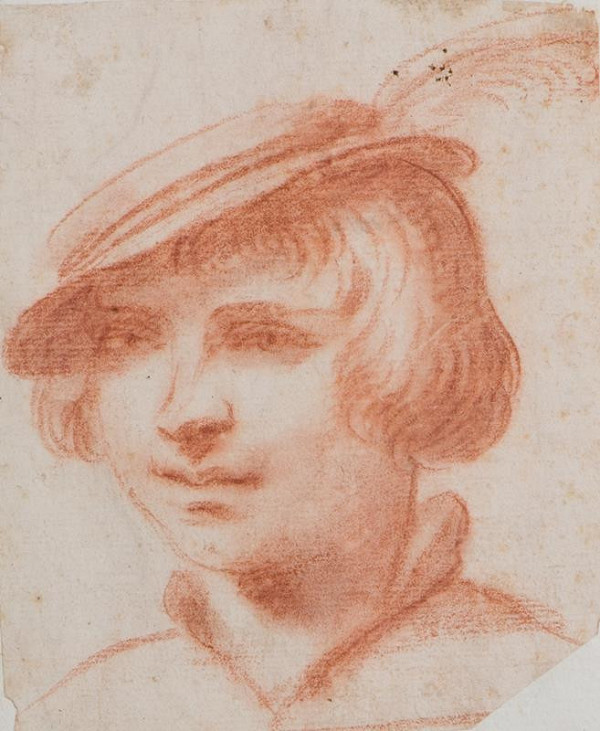 neznámý malíř italský – Hlava hocha