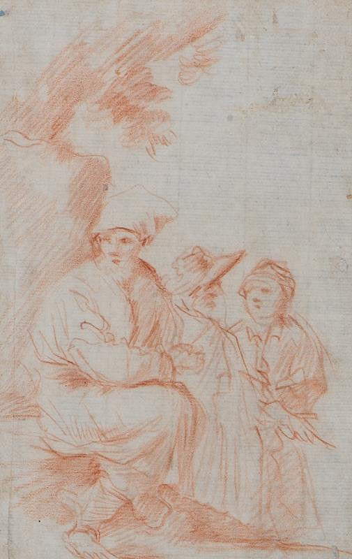 Salvator Rosa - podle – Tři postavy 