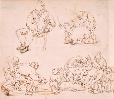 Isaac van Ostade – Zabijačka 