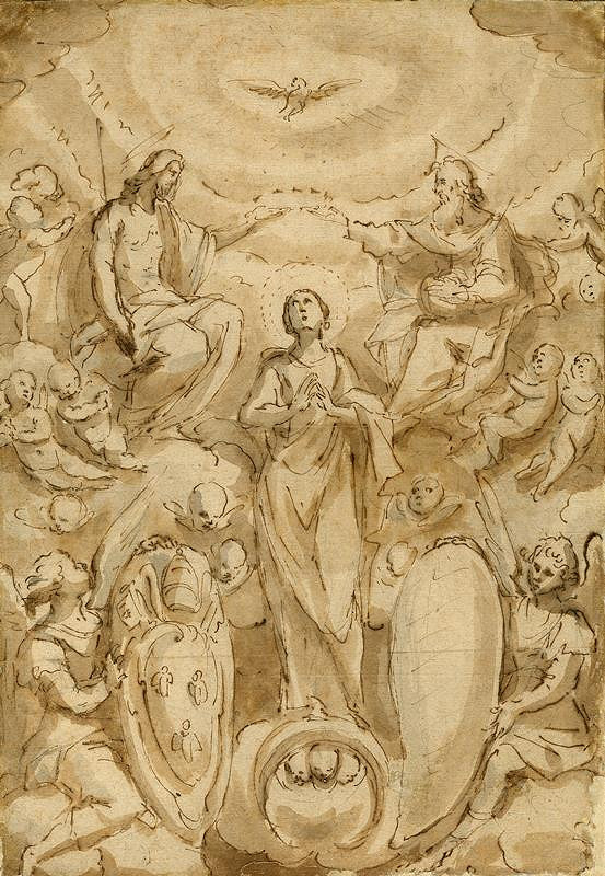 Guido Reni (?) – Korunovace Panny Marie