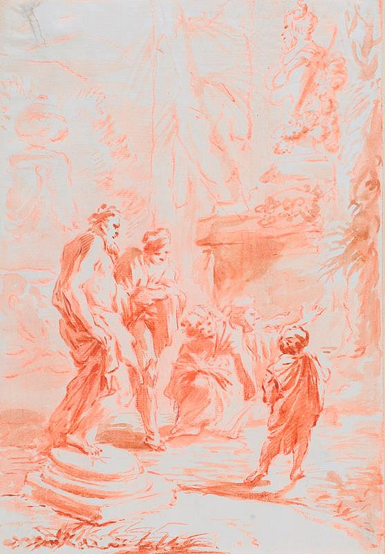 G. Benedetto Castiglione zv. il Grechetto - podle – V arkadické krajině 