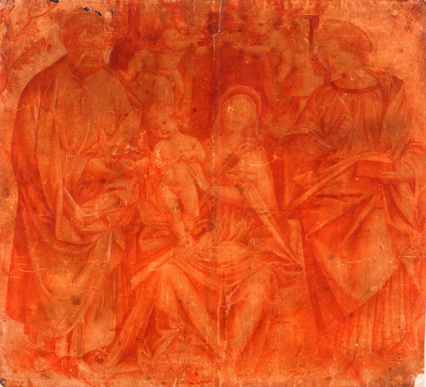 Gaudenzio Ferrari - podle – Madona mezi sv. Janem a sv. Bartolomějem 