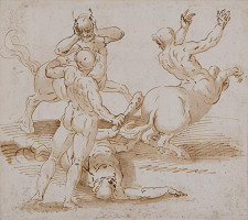 Luca Cambiaso - dílna – Herkules a kentauři 