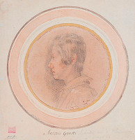 Giovanni Battista Vanni (?) – Podobizna knížete Ferdinanda II. de´Medici jako chlapce z profilu 