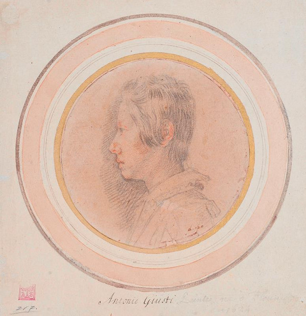 Giovanni Battista Vanni (?) – Podobizna knížete Ferdinanda II. de´Medici jako chlapce z profilu 