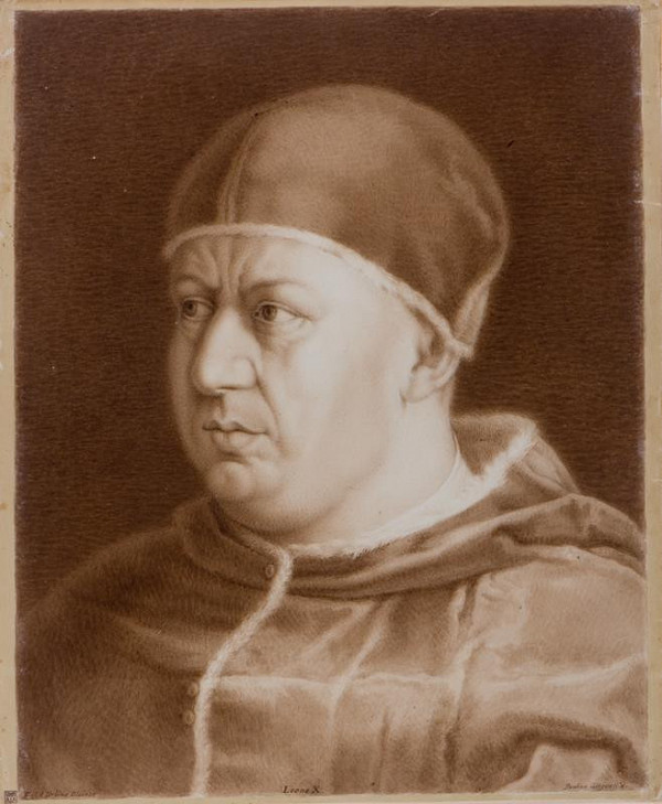 Paolino Girgenti - podle Raffaela – Poprsí papeže Lva X.