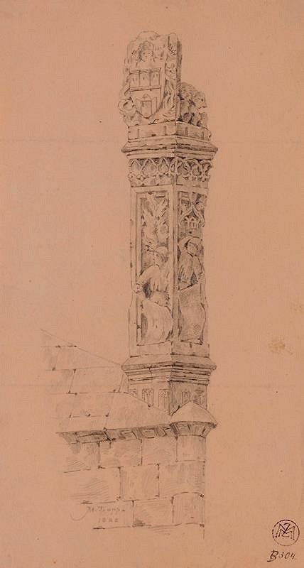 Mořic (Mauritz) Vilém Trapp – Podstavec sochy Bruncvíka na Karlově mostě 