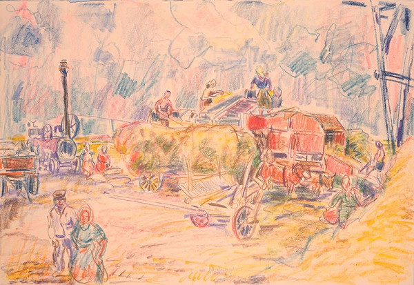 Bohumír Dvorský – U mlatičky 