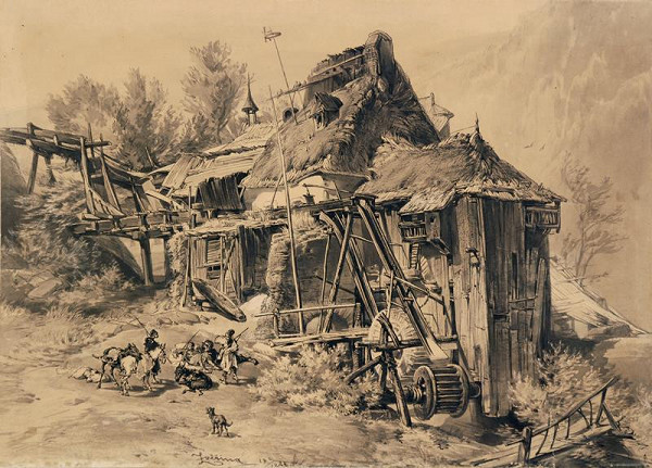 František Bohumír Zvěřina – Vodní mlýn 