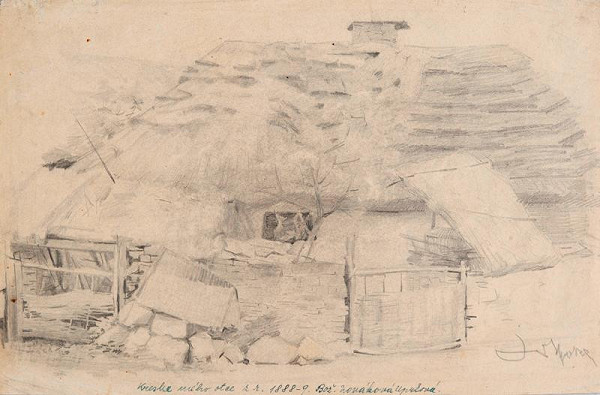 Joža Uprka – Chalupa tetky Cíšky v Malé Blatnici 