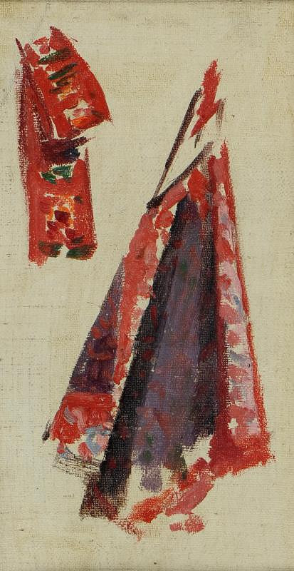 Joža Uprka – Studie šátku praporečníka pro Jízdu králů 