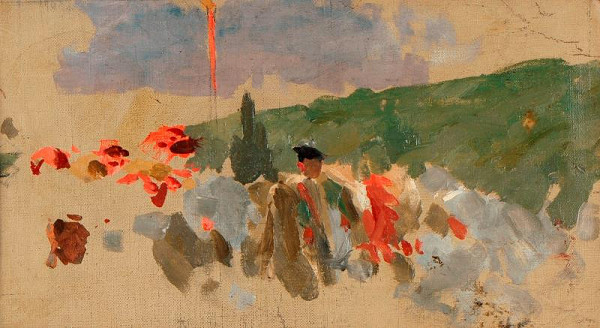 Joža Uprka – Studie k poutníkům 