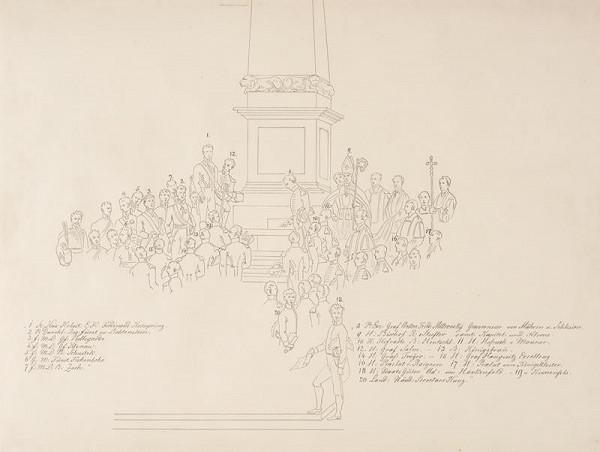 František (Franz) Richter – Svěcení obelisku na Františkově