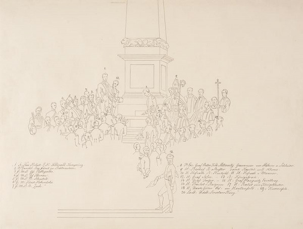 František (Franz) Richter – Svěcení obelisku na Františkově