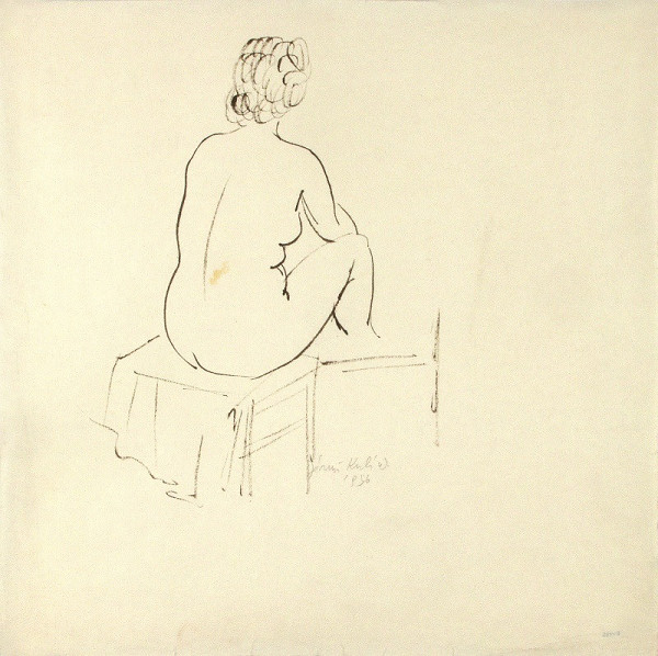 Jánuš Kubíček – Akt ženy ze zadu 