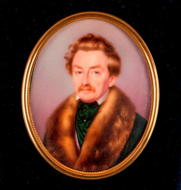 Robert Theer – Podobizna dvor.malíře Wilhelma Holleho