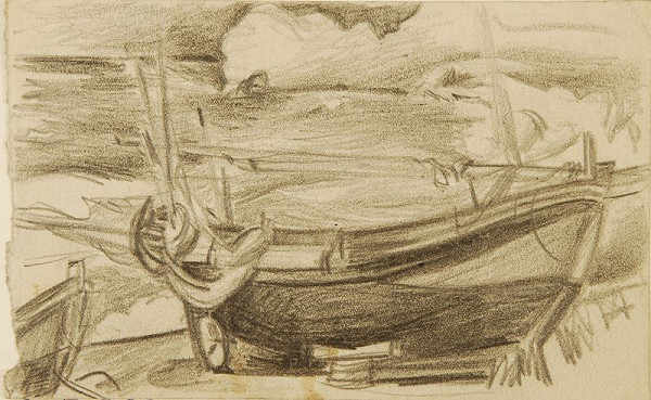 Jan Trampota – Motiv s člunem 