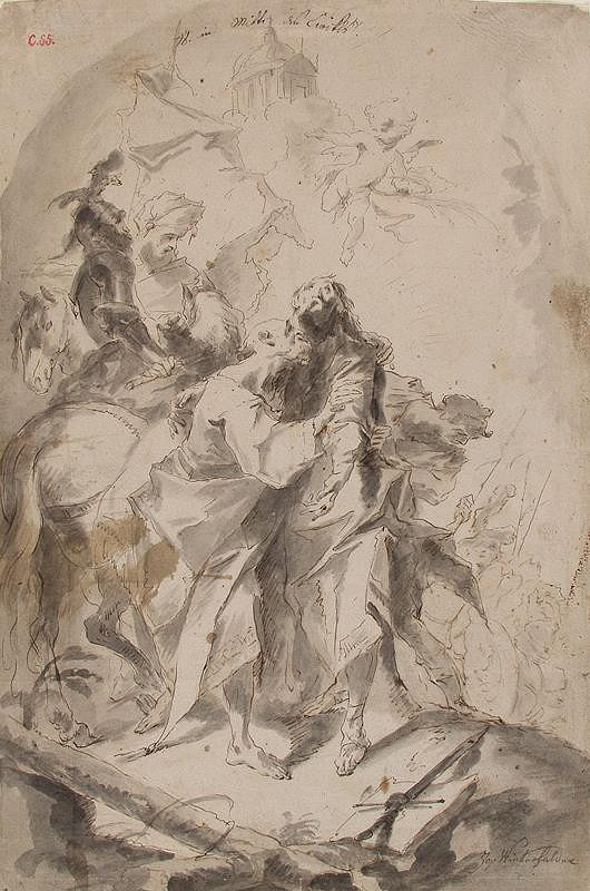 Josef Winterhalder II. (Winterhalter) – Loučení apoštolů sv. Petra a Pavla 