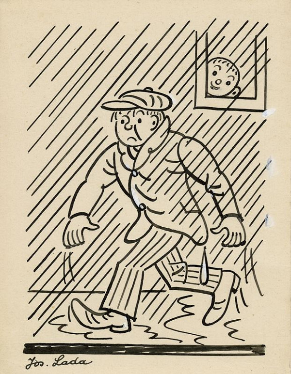 Josef Lada – Prší 