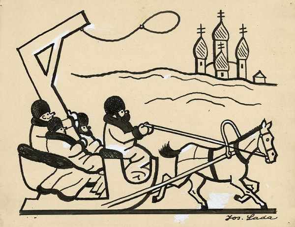 Josef Lada – Před revolučním tribunálem 