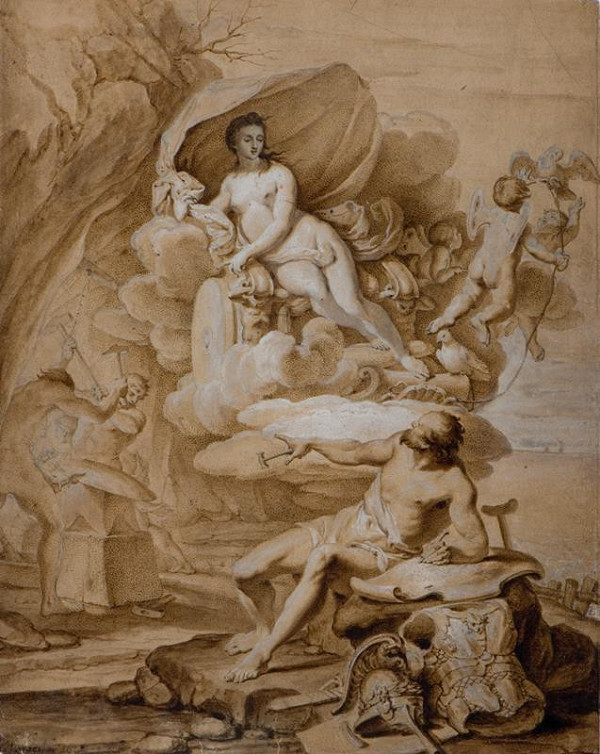 neznámý malíř italský – Venuše a Vulkán
