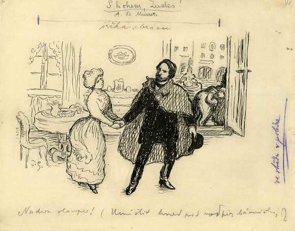 František Gellner – Sbohem, Zuzko! A. de Musset 