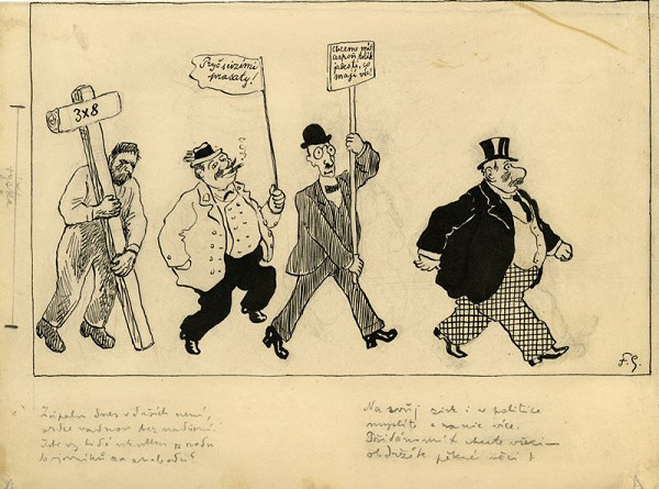 František Gellner – Demonstrace za přídavky 