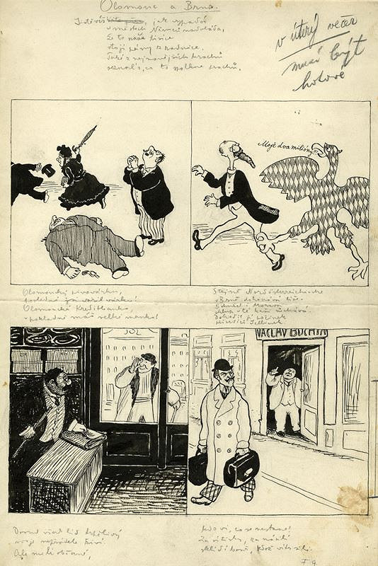 František Gellner – Olomouc a Brno 