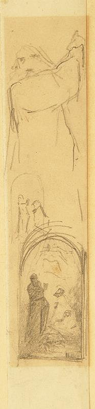Alfons Mucha – Studie k obrazu sv. Cyrila a Metoděje pro českou osadu Písek v Dakotě, USA