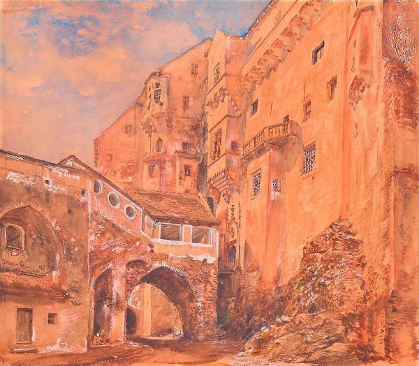 Rudolf von Alt – Pernštýn 