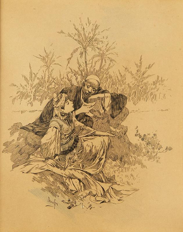 Alfons Mucha – Princ Reši, ilustrace