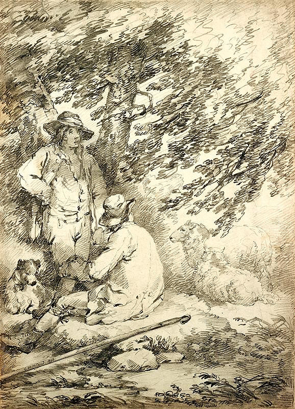 George Morland – Pastevci  ovcí 