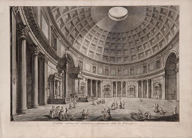 Francesco Piranesi – Veduta  del  Pantheon  d'  Agrippa 