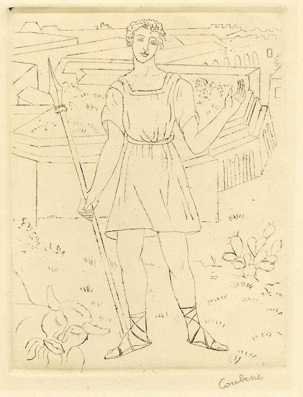 Otakar Kubín – Pastýř v antické krajině