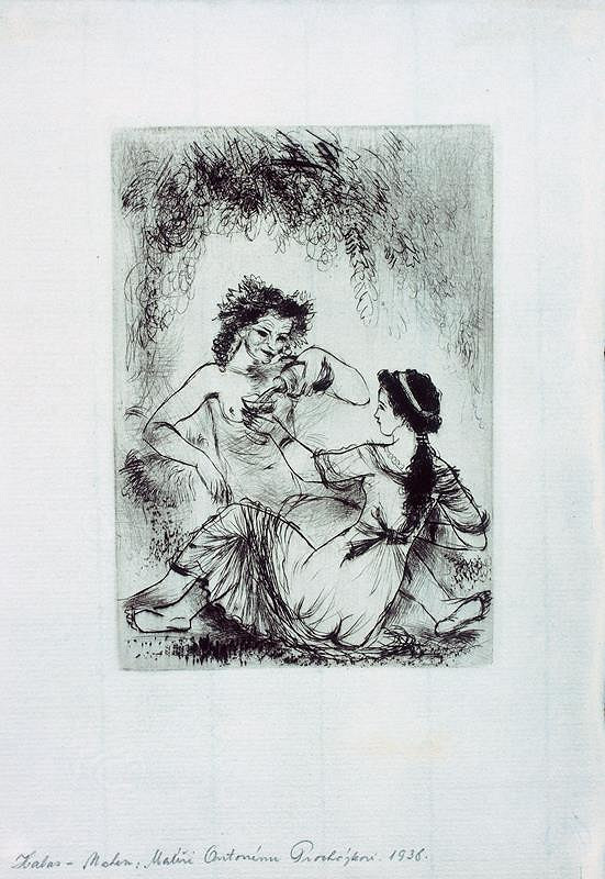 Antonín Procházka – Halas - Mahen: Malíři A. Procházkovi - ilustrace