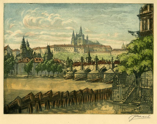 V. Karel – Hradčany s Karlovým mostem