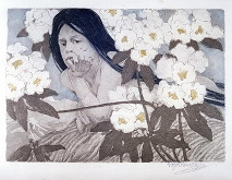 Vojtěch Preissig – Dívka v rhododendronech 