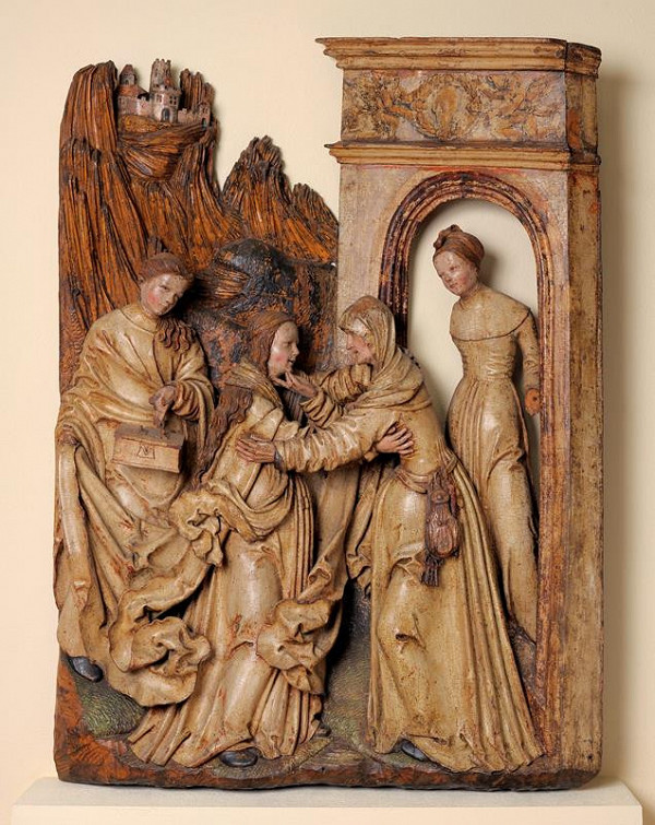 neznámý řezbář jihočeský/ brněnský/ dolnorakouský? – Navštívení  Panny Marie 