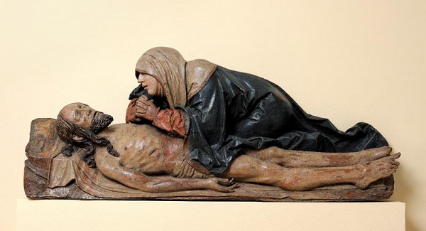 neznámý řezbář moravský – Oplakávání z Dolan 