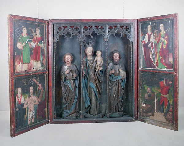 neznámý řezbář moravský – Skříňový oltář ze Životic u Nového Jičína 