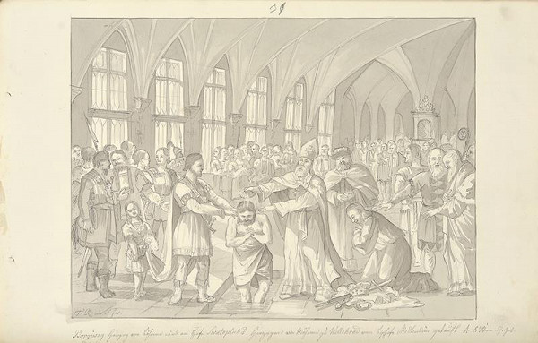 František (Franz) Richter – Bořivojův křest