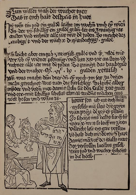 Jan z Brna – List proti lichvářům