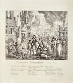 Josef Bergler – Požár Březnice v Žateckém kraji 