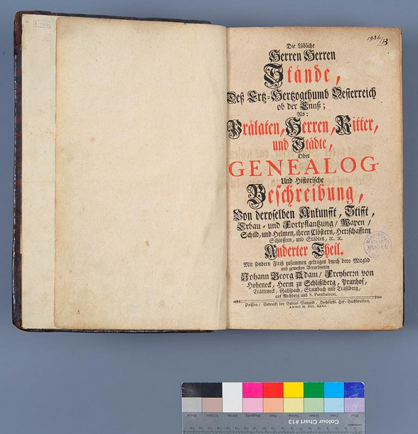 Johann Georg Adam Hoheneck, Gabriel Mangold – Genealog- und Historische Beschreibung. Anderter Theil 