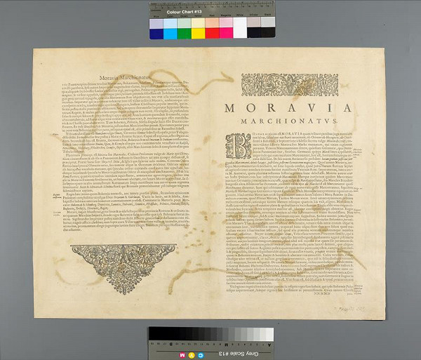Jan Amos Komenský, Henricus Hondius – Komenského mapa Moravy