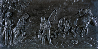 Josef Klieber – Josef II. orající na poli u Slavíkovic 