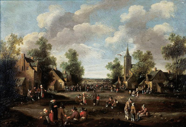 Cornelis Droochsloot – Vesnická náves