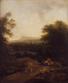 Johann Christian Brand (Brandt) – Krajina s povozem 