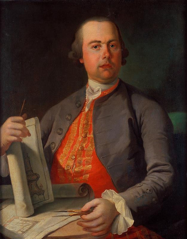 František Vavřinec Korompay – Podobizna architekta (F.A.Grimm?) 